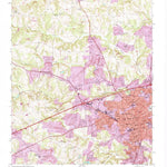 United States Geological Survey Statesville West, NC (1993, 24000-Scale) digital map
