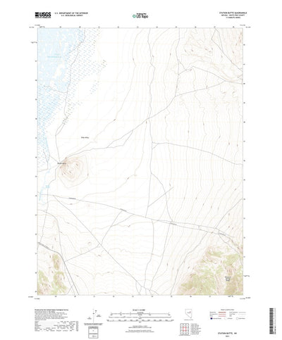 United States Geological Survey Station Butte, NV (2021, 24000-Scale) digital map
