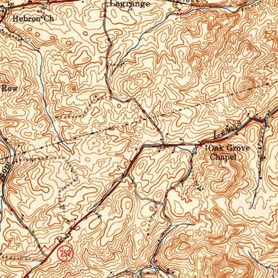 United States Geological Survey Staunton, VA (1947, 62500-Scale) digital map