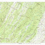United States Geological Survey Staunton, VA-WV (1986, 100000-Scale) digital map
