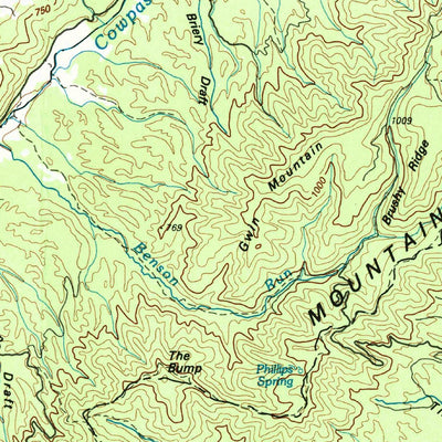 United States Geological Survey Staunton, VA-WV (1986, 100000-Scale) digital map