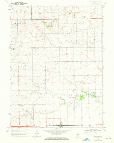 United States Geological Survey Stavanger, IL (1970, 24000-Scale) digital map