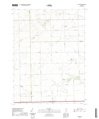 United States Geological Survey Stavanger, IL (2021, 24000-Scale) digital map