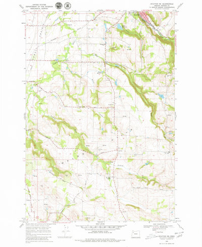 United States Geological Survey Stayton NE, OR (1969, 24000-Scale) digital map