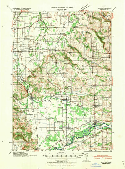 United States Geological Survey Stayton, OR (1941, 62500-Scale) digital map