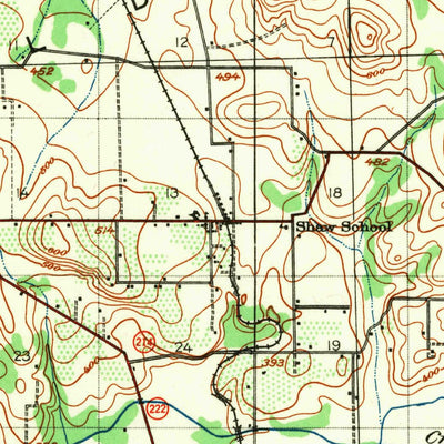 United States Geological Survey Stayton, OR (1941, 62500-Scale) digital map