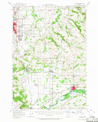 United States Geological Survey Stayton, OR (1957, 62500-Scale) digital map
