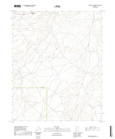 United States Geological Survey Steamboat Canyon, AZ (2021, 24000-Scale) digital map