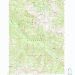 United States Geological Survey Steamboat Lake, OR (1990, 24000-Scale) digital map