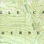 United States Geological Survey Steamboat Lake, OR (1990, 24000-Scale) digital map