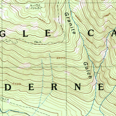 United States Geological Survey Steamboat Lake, OR (1990, 24000-Scale) digital map