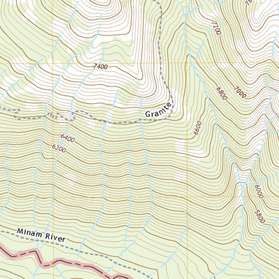 United States Geological Survey Steamboat Lake, OR (2020, 24000-Scale) digital map