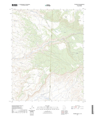 United States Geological Survey Steamboat Mesa, UT (2023, 24000-Scale) digital map