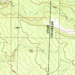 United States Geological Survey Steamboat Mesa, UT-CO (1985, 24000-Scale) digital map