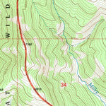 United States Geological Survey Steamboat Mountain, MT (1995, 24000-Scale) digital map