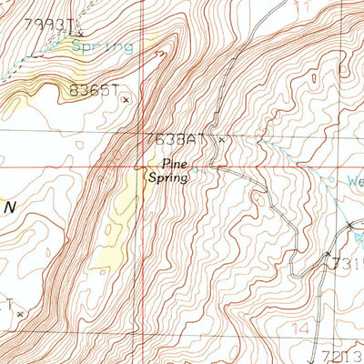 United States Geological Survey Steamboat Mountain, WY (1986, 24000-Scale) digital map