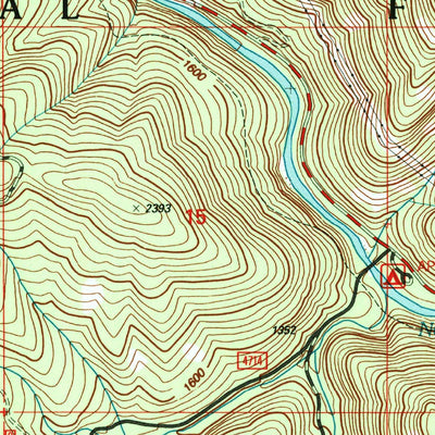 United States Geological Survey Steamboat, OR (1997, 24000-Scale) digital map