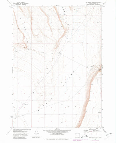 United States Geological Survey Steamboat Point, OR (1971, 24000-Scale) digital map