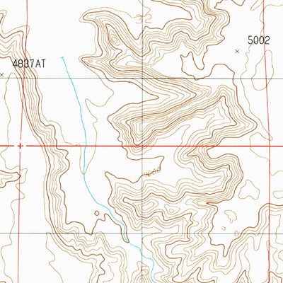 United States Geological Survey Steamboat Point, UT (1987, 24000-Scale) digital map