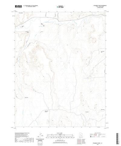 United States Geological Survey Steamboat Point, UT (2020, 24000-Scale) digital map