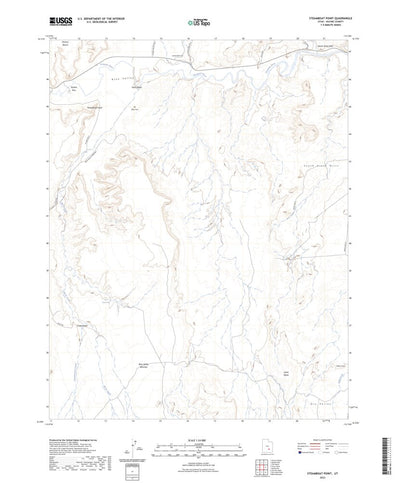 United States Geological Survey Steamboat Point, UT (2023, 24000-Scale) digital map
