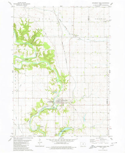 United States Geological Survey Steamboat Rock, IA (1979, 24000-Scale) digital map