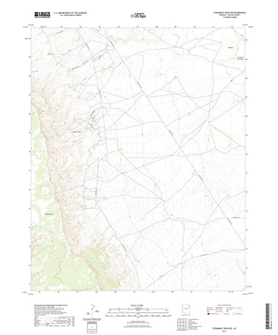 United States Geological Survey Steamboat Rock NE, AZ (2021, 24000-Scale) digital map