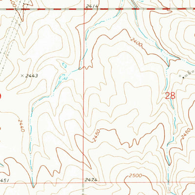United States Geological Survey Steamboat Rock SE, WA (1968, 24000-Scale) digital map