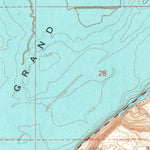 United States Geological Survey Steamboat Rock SW, WA (1968, 24000-Scale) digital map