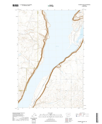 United States Geological Survey Steamboat Rock SW, WA (2020, 24000-Scale) digital map