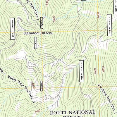 United States Geological Survey Steamboat Springs, CO (2013, 24000-Scale) digital map