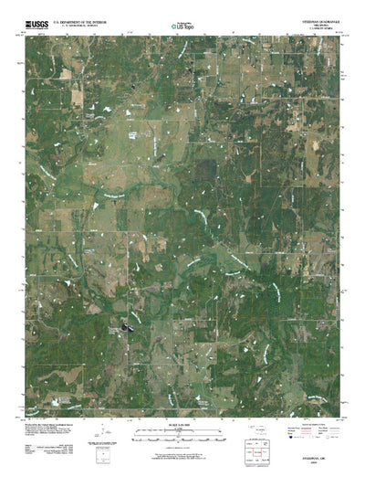 United States Geological Survey Steedman, OK (2009, 24000-Scale) digital map