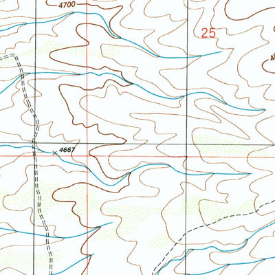United States Geological Survey Steele Hills, AZ (1996, 24000-Scale) digital map