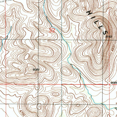 United States Geological Survey Steele Hills, AZ (1996, 24000-Scale) digital map