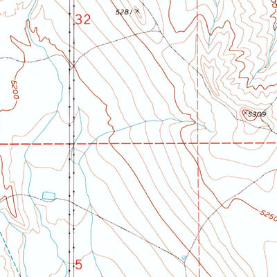 United States Geological Survey Steele Hollow, CO (1961, 24000-Scale) digital map
