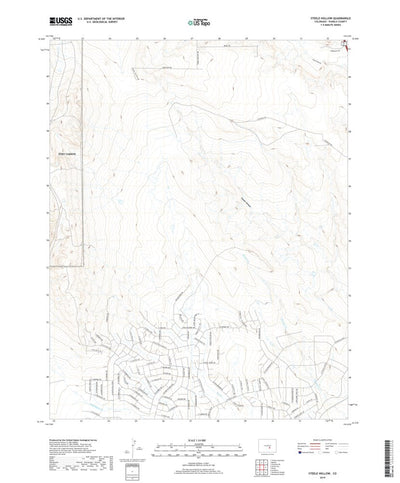 United States Geological Survey Steele Hollow, CO (2019, 24000-Scale) digital map