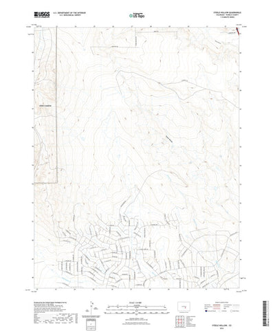 United States Geological Survey Steele Hollow, CO (2022, 24000-Scale) digital map