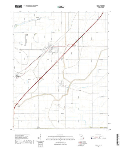 United States Geological Survey Steele, MO (2021, 24000-Scale) digital map