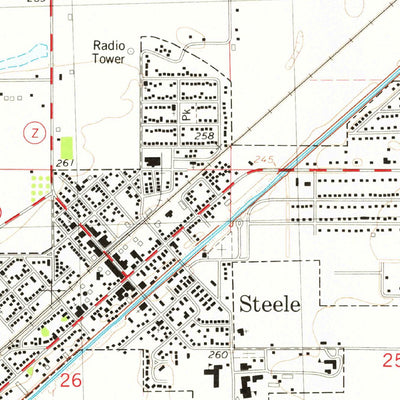United States Geological Survey Steele, MO-AR (1978, 24000-Scale) digital map