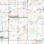 United States Geological Survey Steele, ND (1985, 100000-Scale) digital map