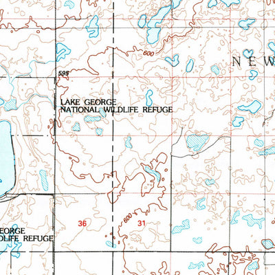 United States Geological Survey Steele, ND (1985, 100000-Scale) digital map