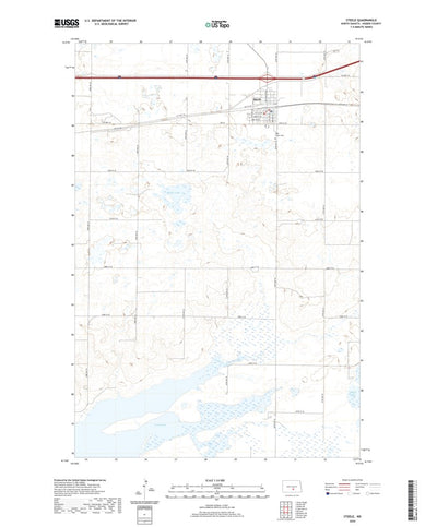 United States Geological Survey Steele, ND (2020, 24000-Scale) digital map