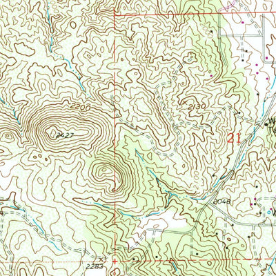 United States Geological Survey Steele Peak, CA (1967, 24000-Scale) digital map