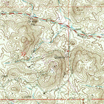United States Geological Survey Steele Peak, CA (1967, 24000-Scale) digital map