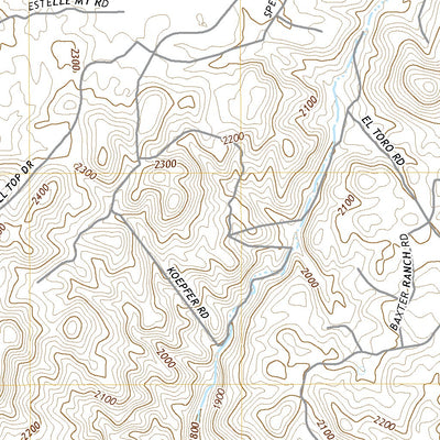 United States Geological Survey Steele Peak, CA (2021, 24000-Scale) digital map