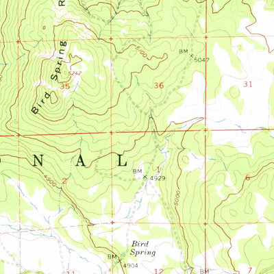 United States Geological Survey Steele Swamp, CA-OR (1962, 62500-Scale) digital map
