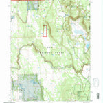 United States Geological Survey Steele Swamp, CA-OR (1993, 24000-Scale) digital map