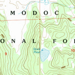 United States Geological Survey Steele Swamp, CA-OR (1993, 24000-Scale) digital map