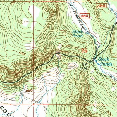 United States Geological Survey Steele Swamp, CA-OR (1993, 24000-Scale) digital map