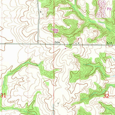 United States Geological Survey Steeleville, IL (1965, 24000-Scale) digital map